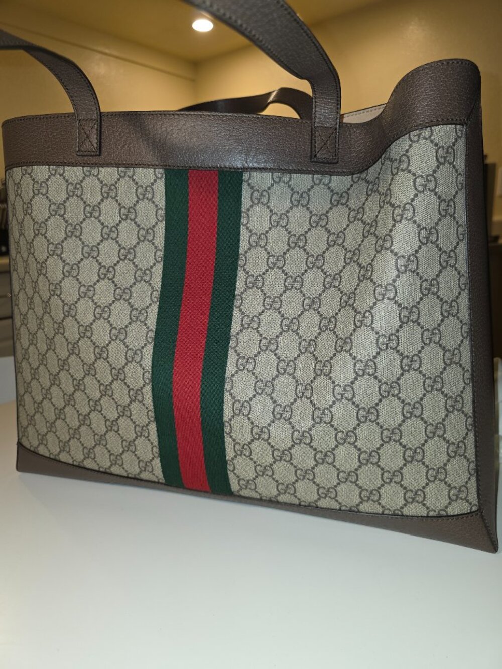 Gucci Supreme Monogram Flora Web Large Ophidia - Picture 5 of 6